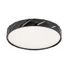 Černé stropní LED svítidlo Nessira 390mm 25W