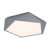 Šedé stropní LED svítidlo Raffa 400mm 30W