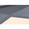 Šedé stropní LED svítidlo Raffa 400mm 30W