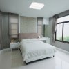Bílé stropní LED svítidlo Oscar2 Star hranaté 330x330mm 18W