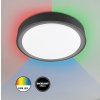 Černé stropní LED svítidlo Foster 360mm 28W RGB+CCT s pohybovým čidlem a DO