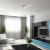 Stříbrné stropní LED svítidlo Tatjana 470mm 22W