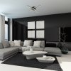 Černé stropní LED svítidlo Svetlana 575mm 28W