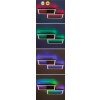 Černé stropní LED svítidlo Ludano 410x460mm 40W RGB+CCT s DO