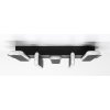 Černé stropní LED svítidlo Sindri 610mm 36W CCT