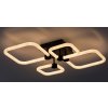 Černé stropní LED svítidlo Sotiris 540mm 47W CCT s DO
