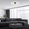 Černé stropní LED svítidlo Sotiris 540mm 47W CCT s DO
