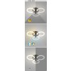 Chromové stropní LED svítidlo Sotiris 410mm 21W CCT s DO