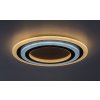Černo-zlaté stropní LED svítidlo Taneli2 kulaté 450mm 56W