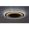 Černo-chromové stropní LED svítidlo Taneli2 kulaté 450mm 56W