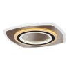 Černo-zlaté stropní LED svítidlo Taneli2 hranaté 480x480mm 60W