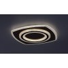 Černo-zlaté stropní LED svítidlo Taneli2 hranaté 480x480mm 60W