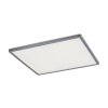 SMART WIFI Stříbrné stropní LED svítidlo Rasmus hranaté 420mm 22W RGB s DO