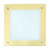Zlaté stropní LED svítidlo Lars 400x400mm 18W