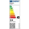 Černé stropní LED svítidlo Maple s dekorem dřeva 415mm 24W