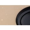 Černé stropní LED svítidlo Nikolaus 395mm 24W RGB+CCT s DO a reproduktorem