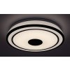 Černé stropní LED svítidlo Nikolaus 395mm 24W RGB+CCT s DO a reproduktorem