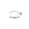 Bílé stropní LED svítidlo Danny 400mm 36W CCT s DO