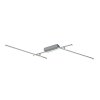 Stříbrné stropní LED svítidlo Negan 1140mm 24W
