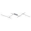 Stříbrné stropní LED svítidlo Negan 1780mm 40W