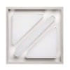 Bílé stropní LED svítidlo Gremin hranaté 400x400mm 73W CCT s DO