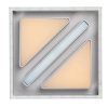 Bílé stropní LED svítidlo Gremin hranaté 400x400mm 73W CCT s DO
