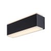 Černé fasádní LED svítidlo Mataro 12W IP54