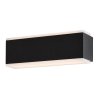 Černé fasádní LED svítidlo Mataro 12W IP54