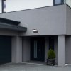 Černé fasádní LED svítidlo Batida 9W IP54 CCT