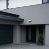 Černé fasádní LED svítidlo s pohybovým čidlem Batida 9W IP54 CCT