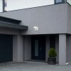 Bílé fasádní LED svítidlo s pohybovým čidlem Batida 9W IP54 CCT