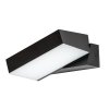 Černé fasádní LED svítidlo Laxa 14W IP54