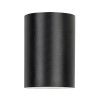 Černé fasádní LED svítidlo Urfa Round 9W IP65 CCT