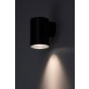 Černé fasádní LED svítidlo Urfa Round 9W IP65 CCT