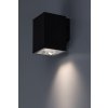 Černé fasádní LED svítidlo Urfa Cube 9W IP65 CCT