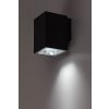 Černé fasádní LED svítidlo Urfa Cube 9W IP65 CCT