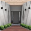Černé fasádní LED svítidlo Urfa Cube 9W IP65 CCT
