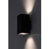 Černé fasádní LED svítidlo Urfa Cube 18W IP65 CCT