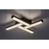 Černé stropní LED svítidlo Evan 425x425mm 18W IP44