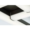 Černé stropní LED svítidlo Evan 425x425mm 18W IP44