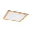 Stropní LED svítidlo Almond s dekorem dřeva hranaté 295x295mm 12W