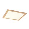 Stropní LED svítidlo Almond s dekorem dřeva hranaté 295x295mm 12W