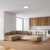 Stropní LED svítidlo Almond s dekorem dřeva hranaté 295x295mm 12W