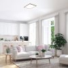 Stropní LED svítidlo Almond s dekorem dřeva hranaté 595x595mm 40W