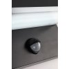 Černé fasádní LED svítidlo s pohybovým čidlem Zaragoza 9W IP54 CCT