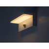 Bílé fasádní LED svítidlo s pohybovým čidlem Zaragoza 9W IP54 CCT