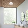 Bílé stropní LED svítidlo s pohybovým čidlem Lucas kulaté 380mm 24W IP44