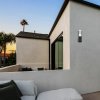 Černé fasádní LED svítidlo Darvas 7W IP54 CCT