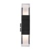 Černé fasádní LED svítidlo Darvas 12W IP54 CCT