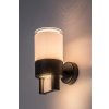 Černé fasádní LED svítidlo Leitha 12W IP44